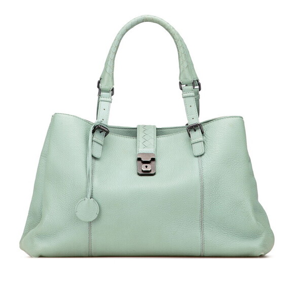 Bottega Veneta Handbags - Bottega Veneta Intrecciato Roma handbag green leather